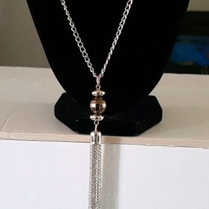 Silver color necklace